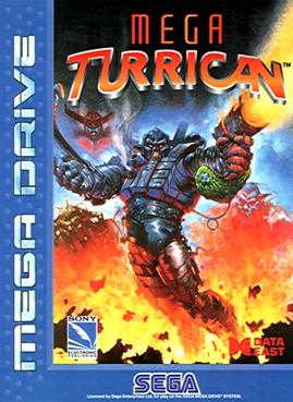 Mega Turrican — Mega Drive / Genesis (1994) box art