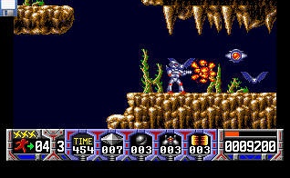 Turrican — C64 gameplay screenshot