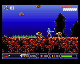 Turrican II: The Final Fight — Amiga (1991) — title screen